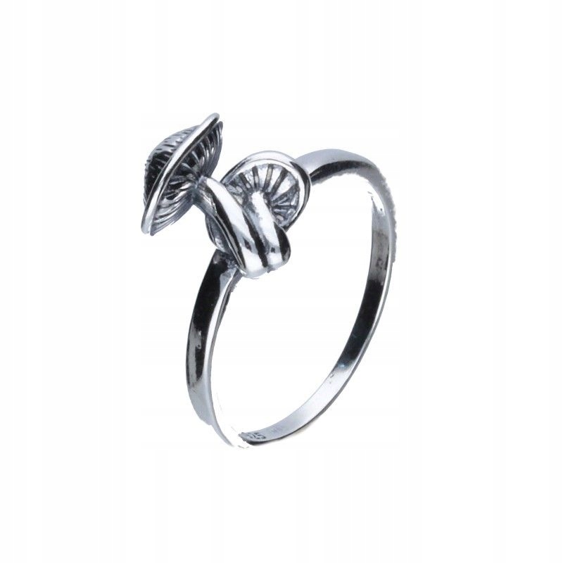 Dámský stříbrný prstýnek 925, originální vzor Houby jako dárek r19, módní