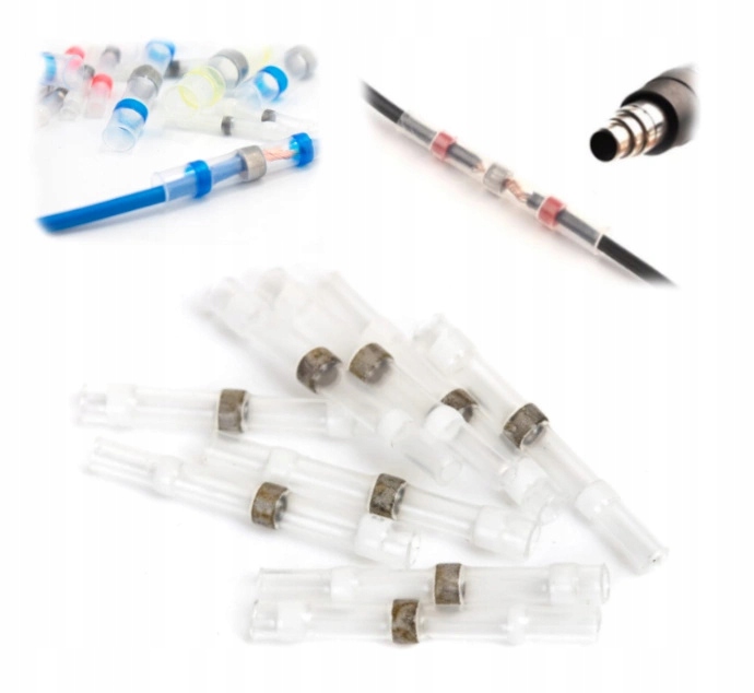 Термоусадочная муфта с оловом 0,2-0,35 мм2 10 шт.