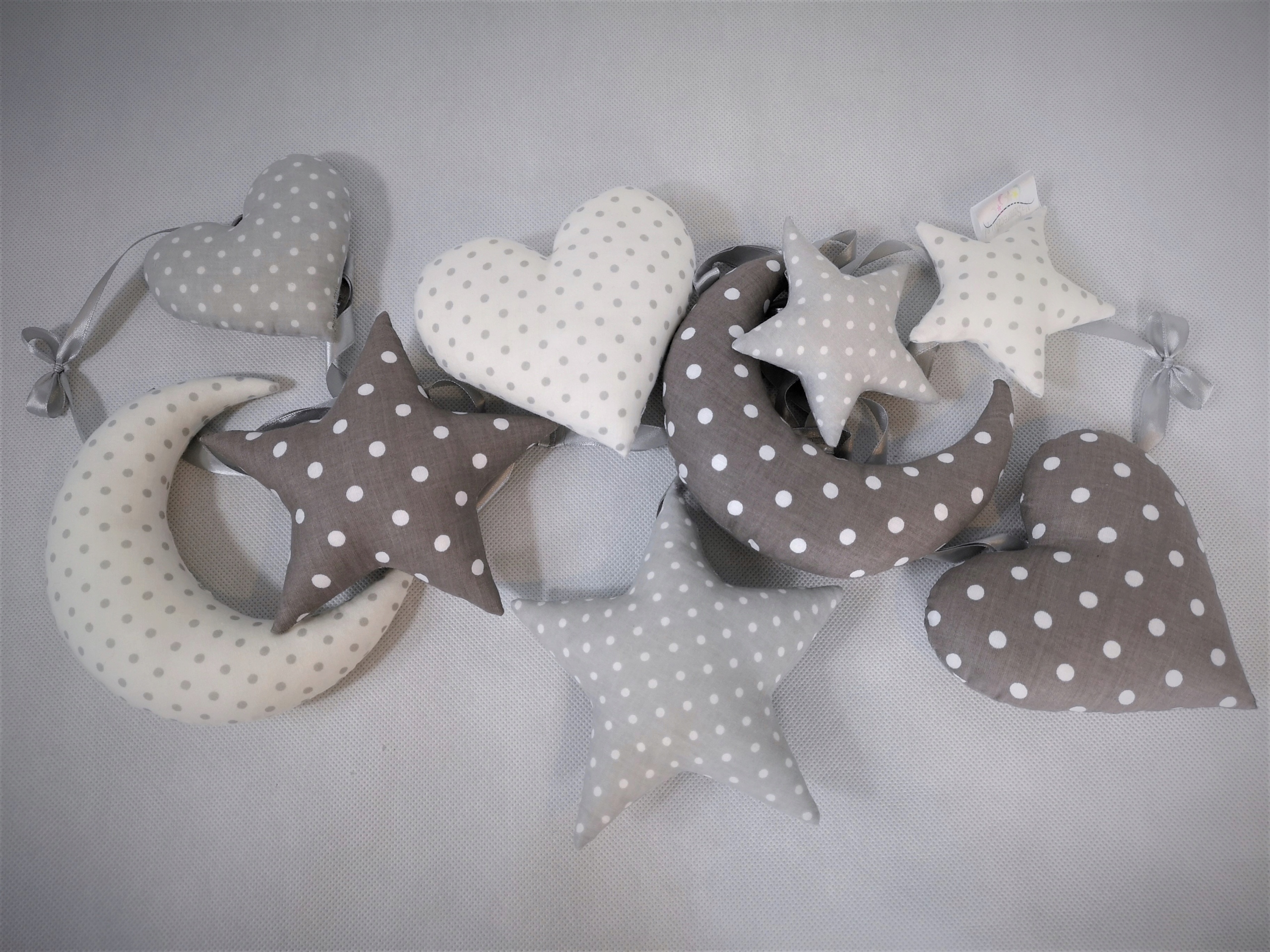 Гирлянда Большая Графитово-Серо-Белая в штучке :)