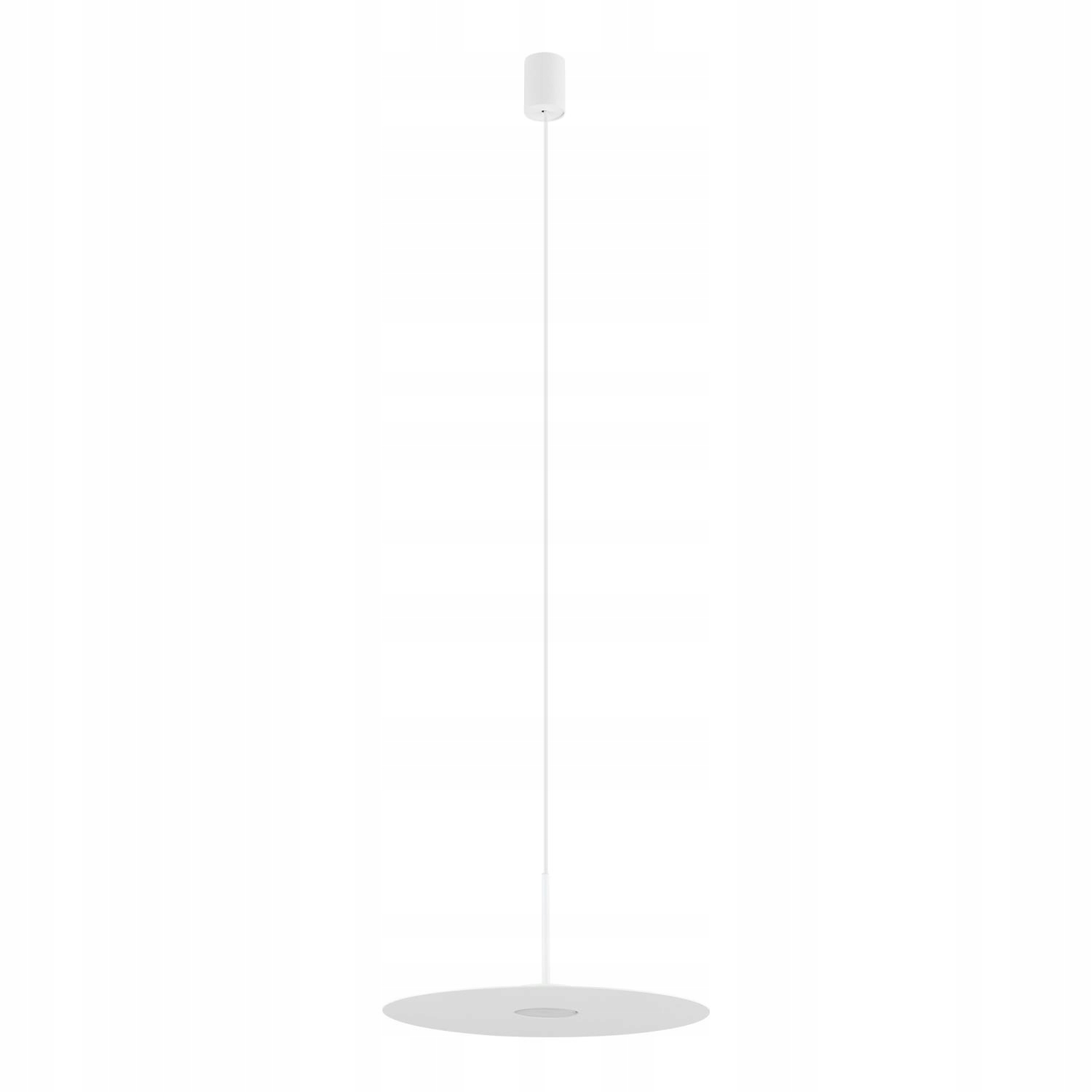 Biela závesná lampa Simone moderná nad jedálenský stôl Nowodvorski