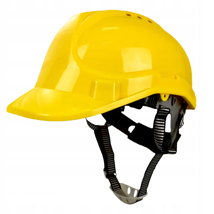 

Hełm Ochronny Kask budowlany Bhp Vent Żółty