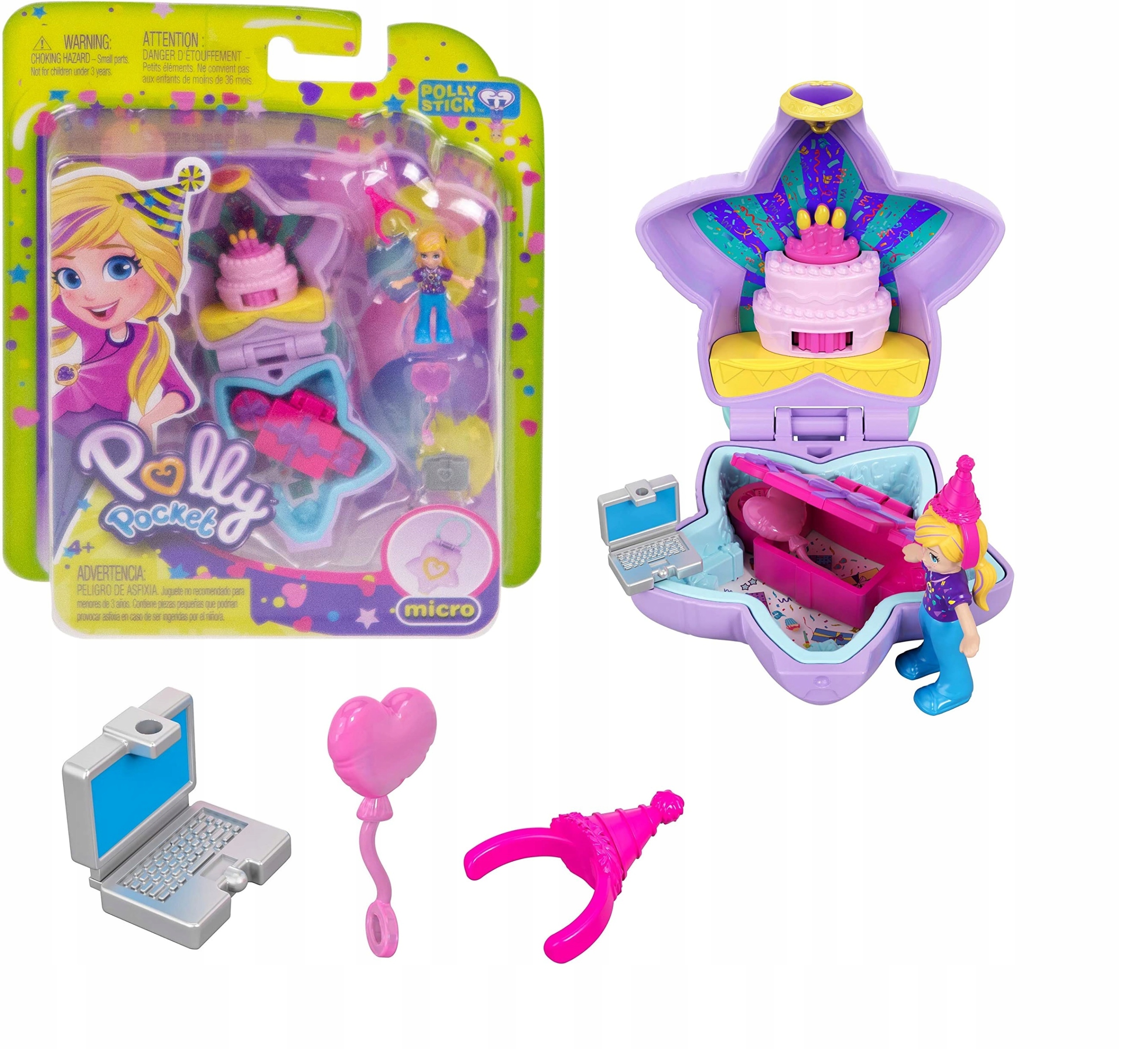 

Polly Pocket Zestaw Kieszonkowy Urodziny GFM53