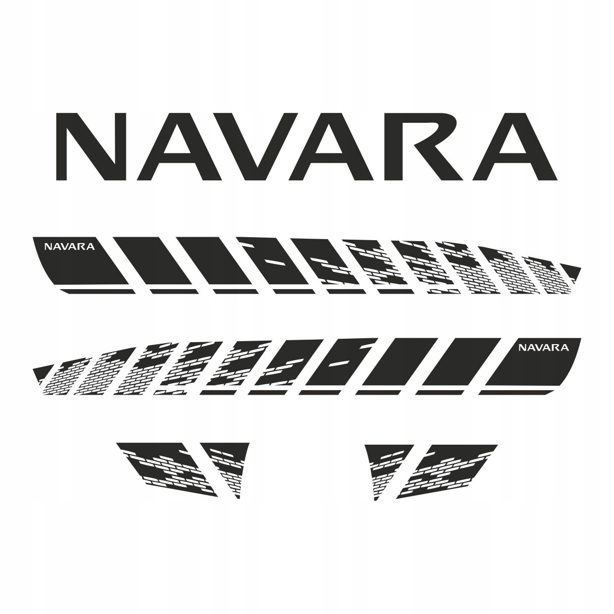 Samolepky 4x4 Pickup Toyota Hilux Navara NGuard Terénní