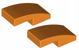 

Lego Skos Zaokr. 1x2 Pomarańcz (11477/6055069) x2