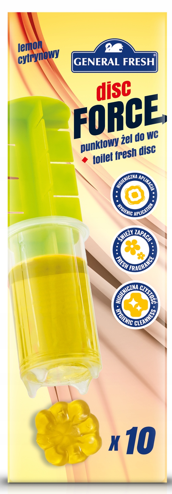 

General Fresh krążki żelowe do wc cytrynowe