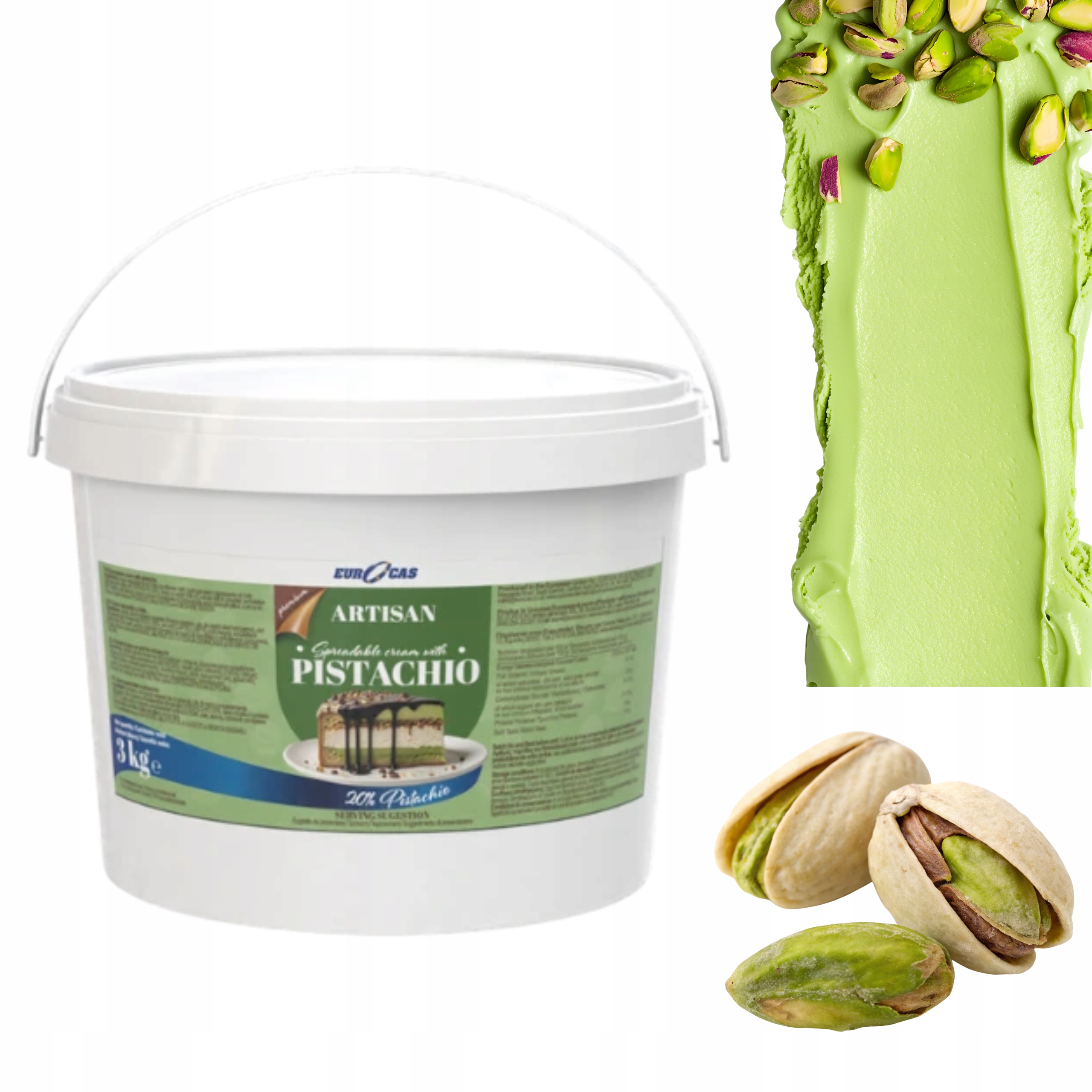 Krem Pistacjowy Artisan 20 % 3 Kg
