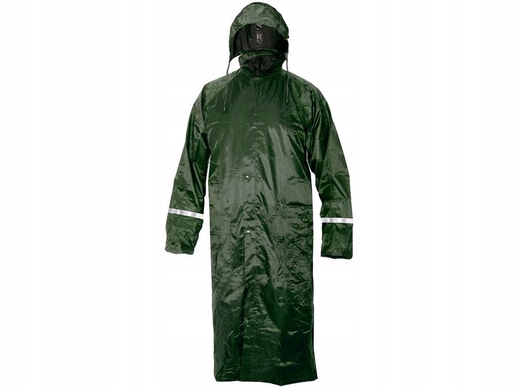 MOCNY PŁASZCZ PRZECIWDESZCZOWY ZIELONY VENTO r. XL