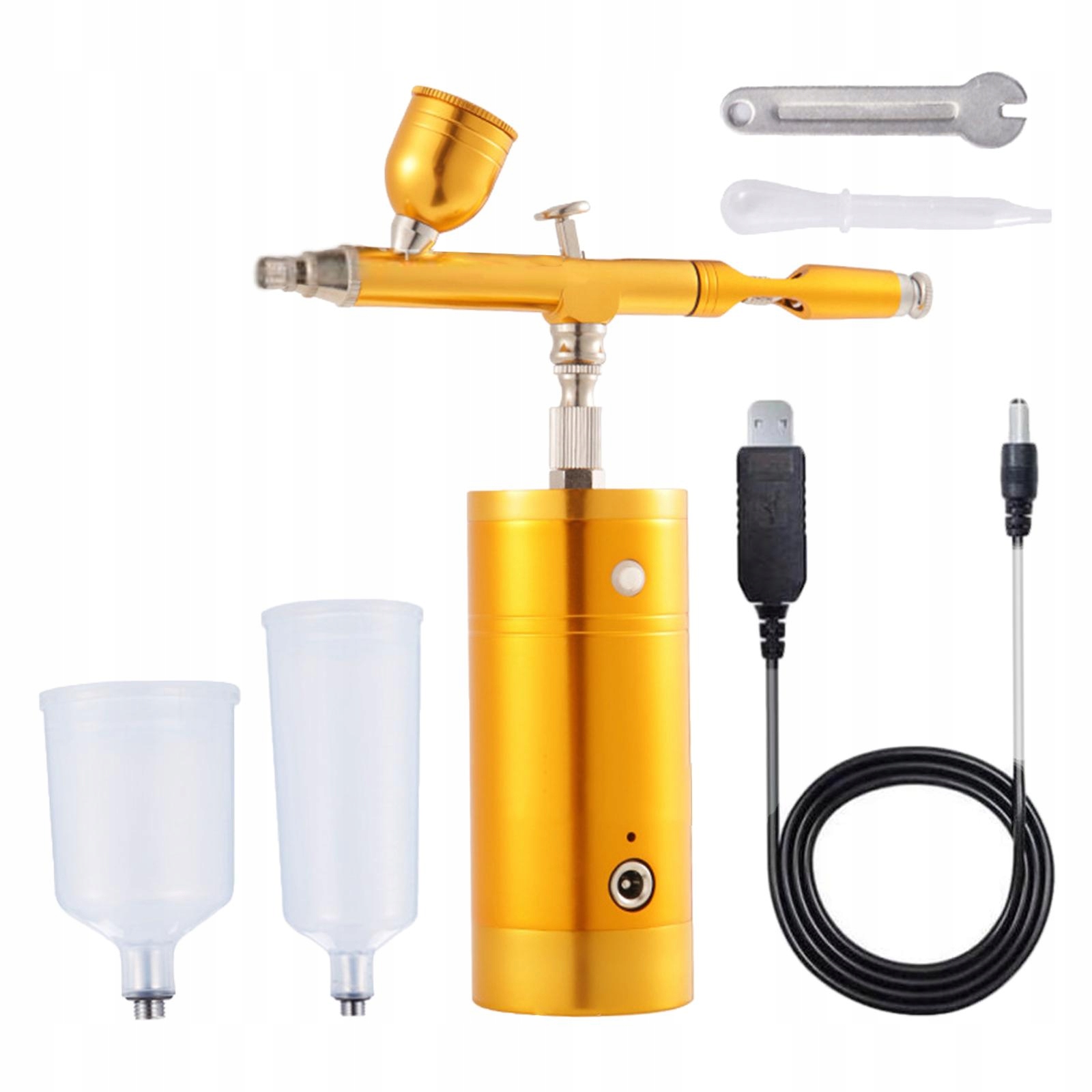 Airbrush, Airbrush Kit Air Brush Pen, Mini Air Compressor Airbrush Kit Gold