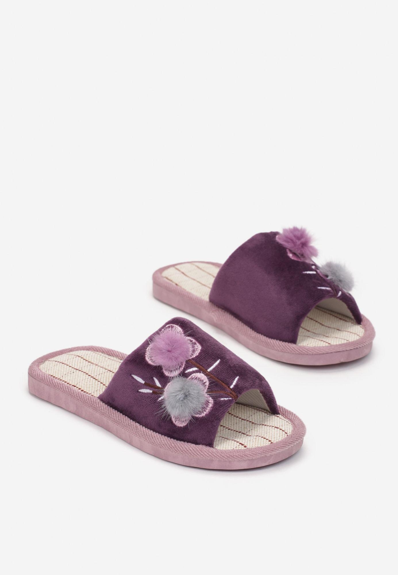

Born2Be Fioletowe Kapcie damskie 40-41