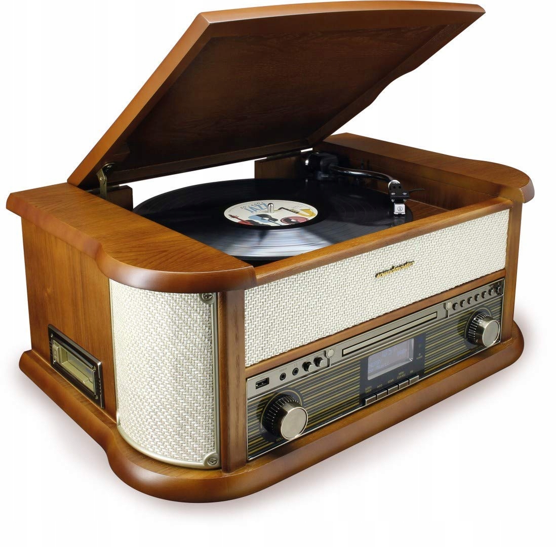 Gramofon Soundmaster NR546BE brązowy