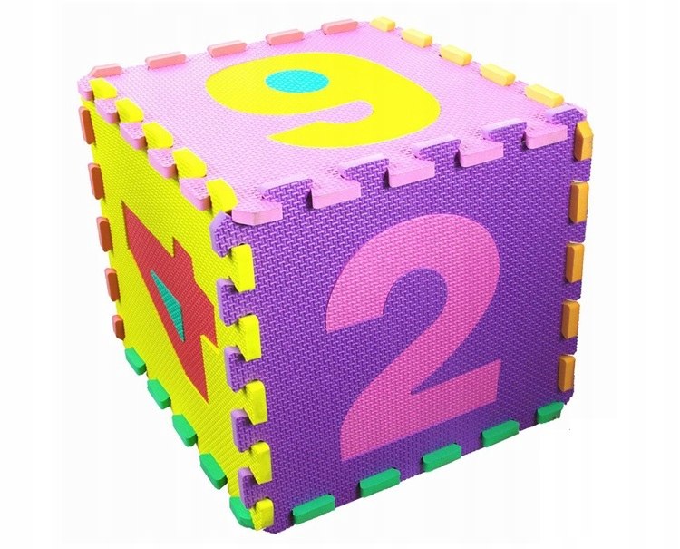 36el. Duże super puzzle piankowe plus torba 2709 Liczba elementów 36