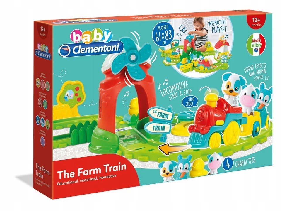 

Interaktywny Pociąg Farmera Tor 17391 Clementoni