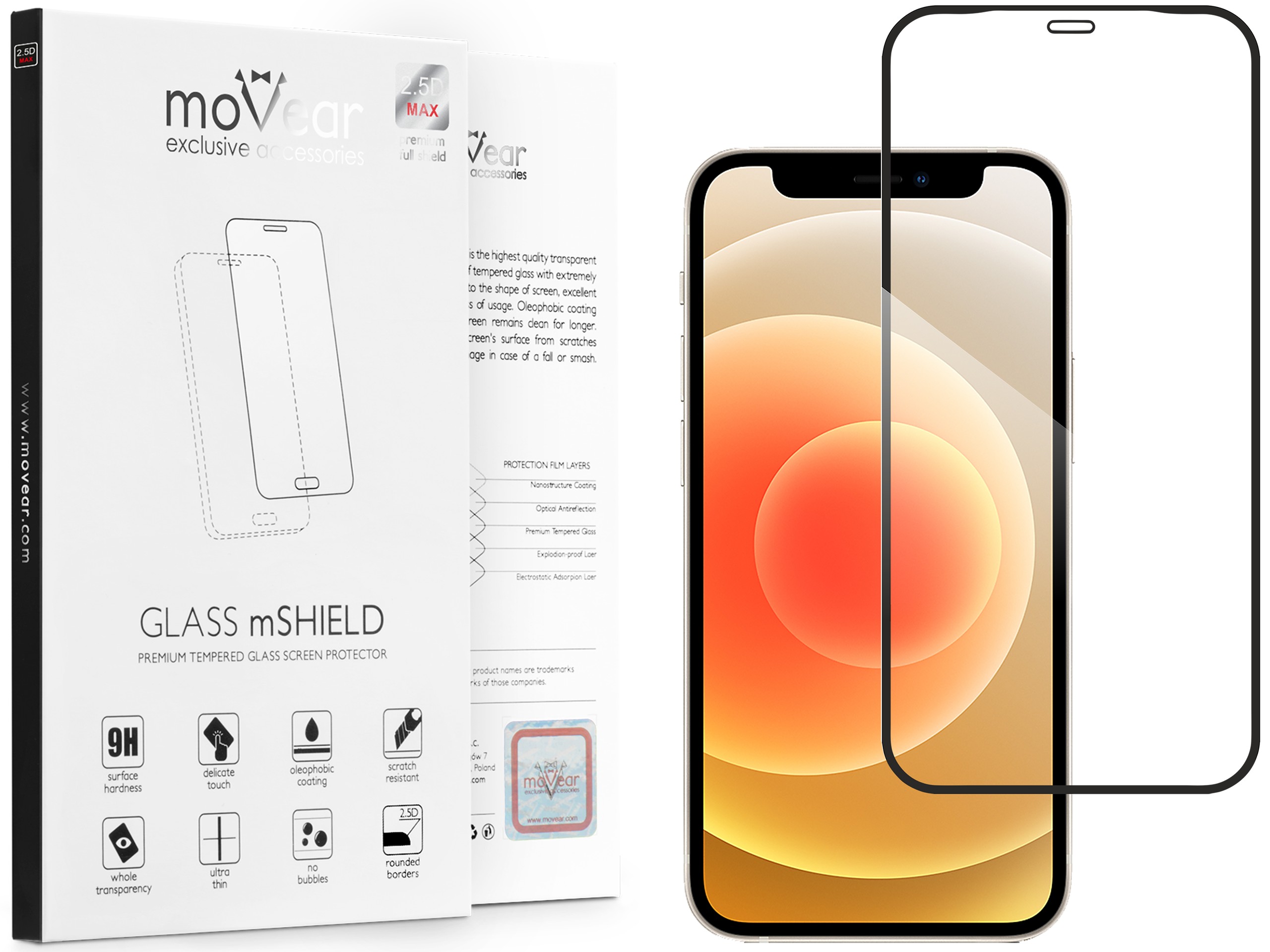 

Szkło Hartowane do Etui na iPhone 12 Mini