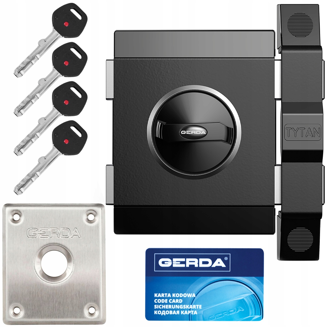 Vrchný zámok Tytan Zx Gerda Atest C kl 7 Čierny