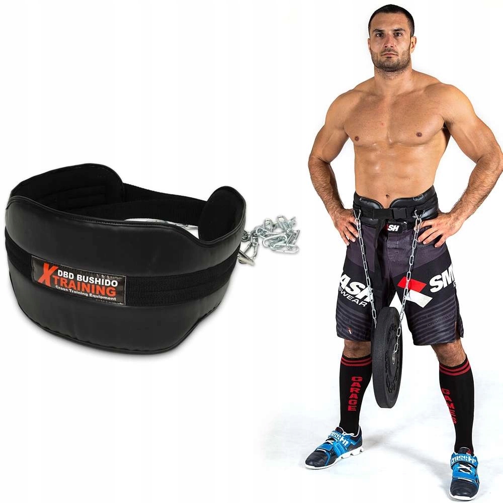 Kulturistický Zátěžový Pás Dip Belt Bushido DB1 97