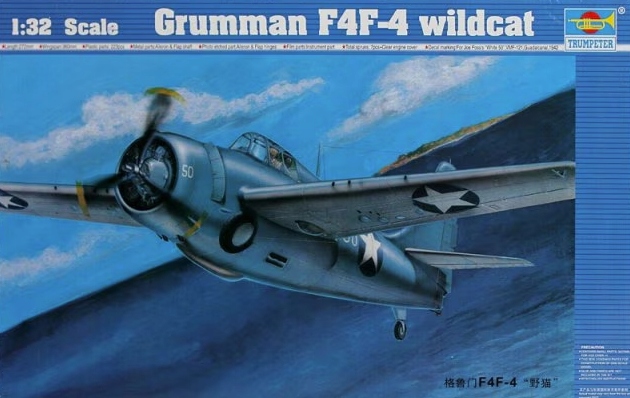 Trumpeter 02223 Samolot Grumman F4F-4 Wildcat model myśliwiec 1/32