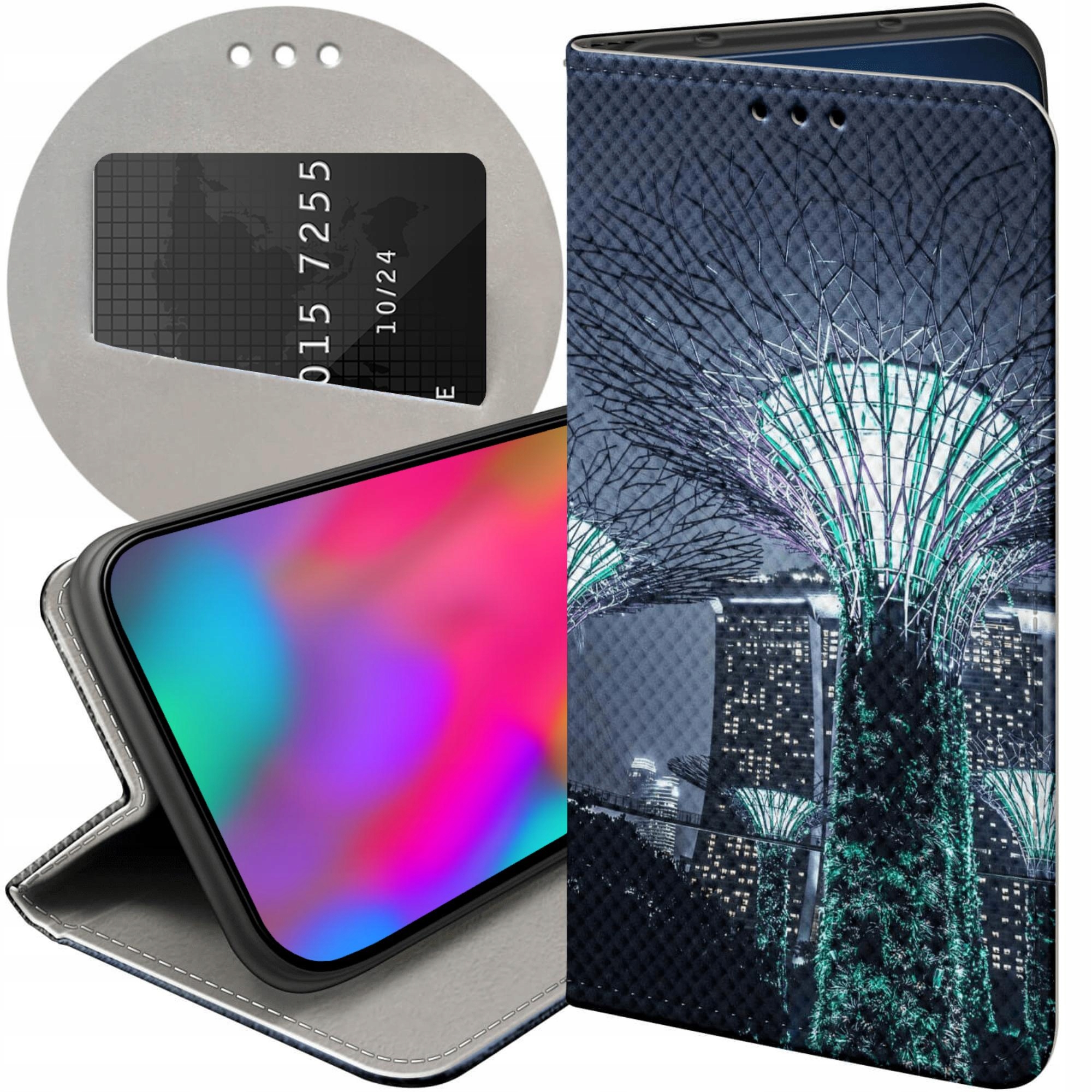 Etui Z Klapką Do Honor MAGIC7 Pro Miasta Architektura Urban Futerał