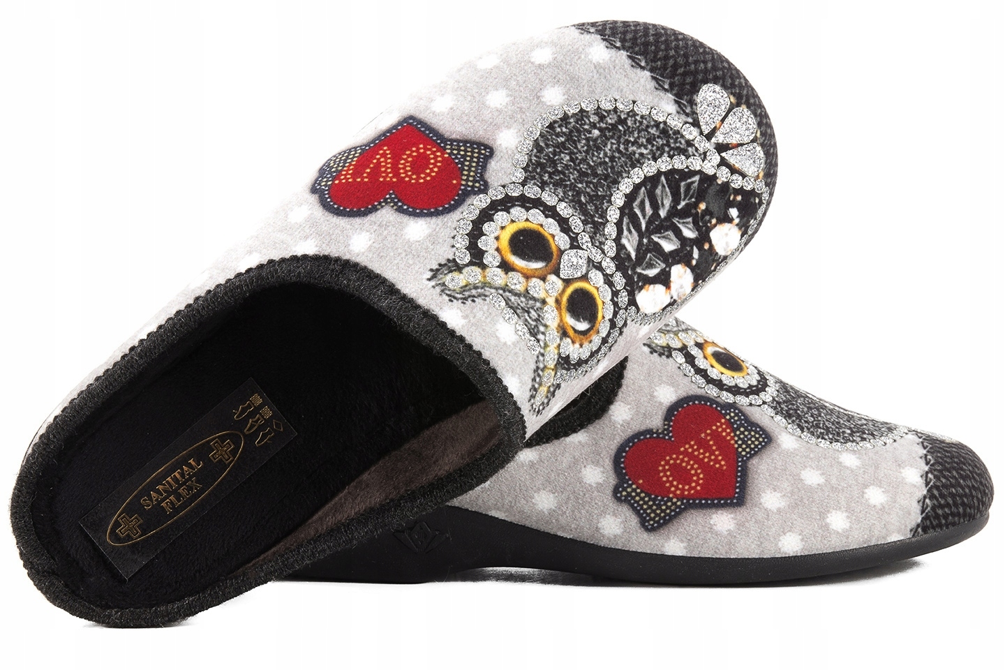 Sanital Flex Z25677 Domácí Dámské Pantofle Papuče Sandále 43 Vícebarevné