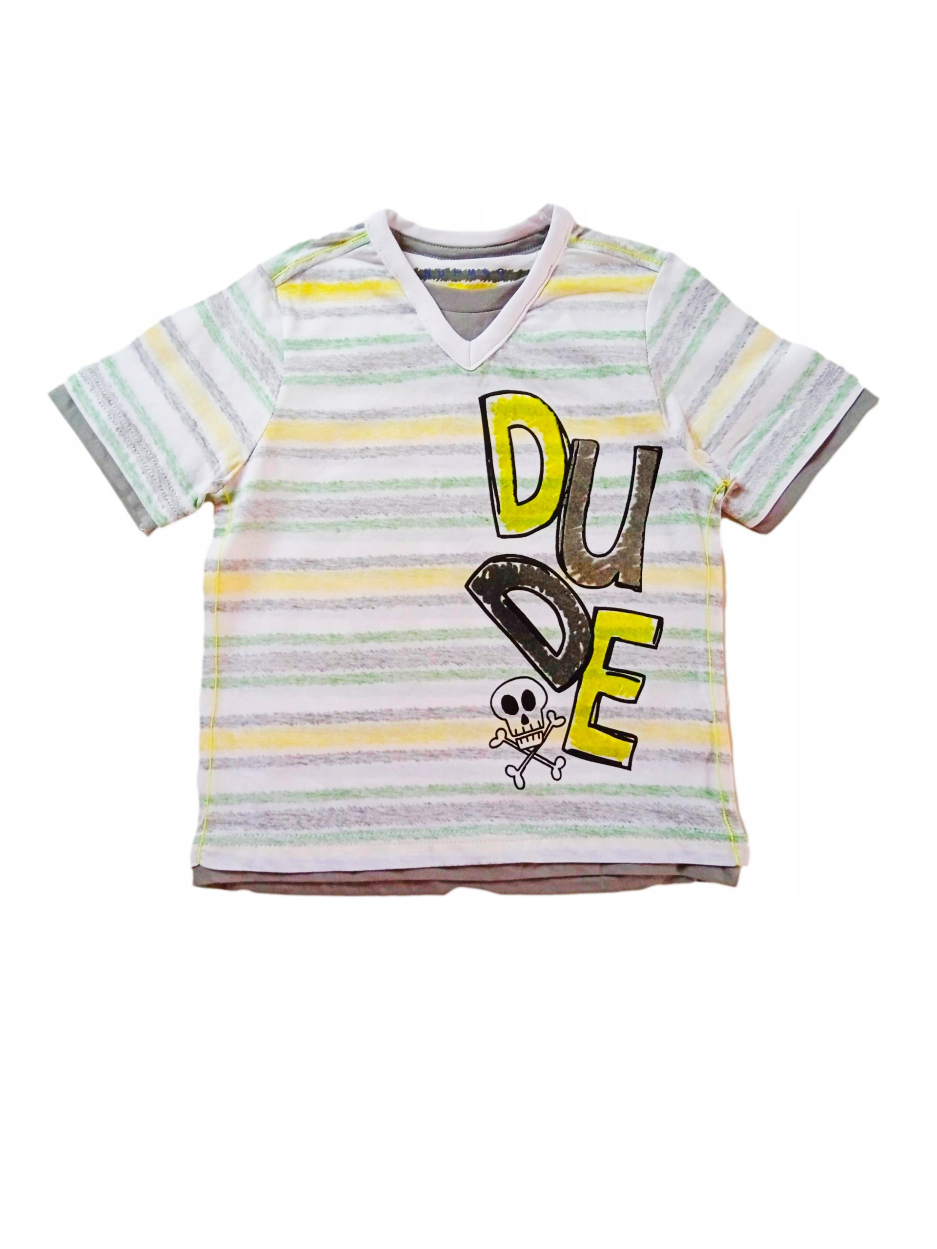 

Nutmeg T-shirt chłopięcy w paski Dude roz 92-98 cm
