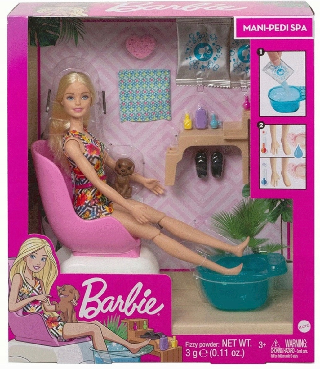 Barbie Zestaw Mani Pedi SPA GHN07