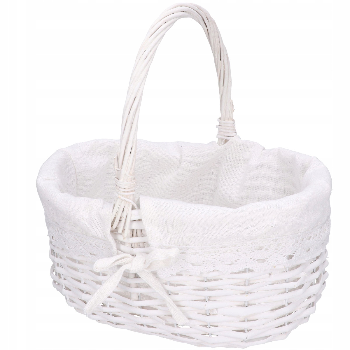 KOSZ WIKLINOWY KOSZYK NA KWIATY PIECZYWO OWOCE SŁODYCZE PREZENTOWY DUŻY