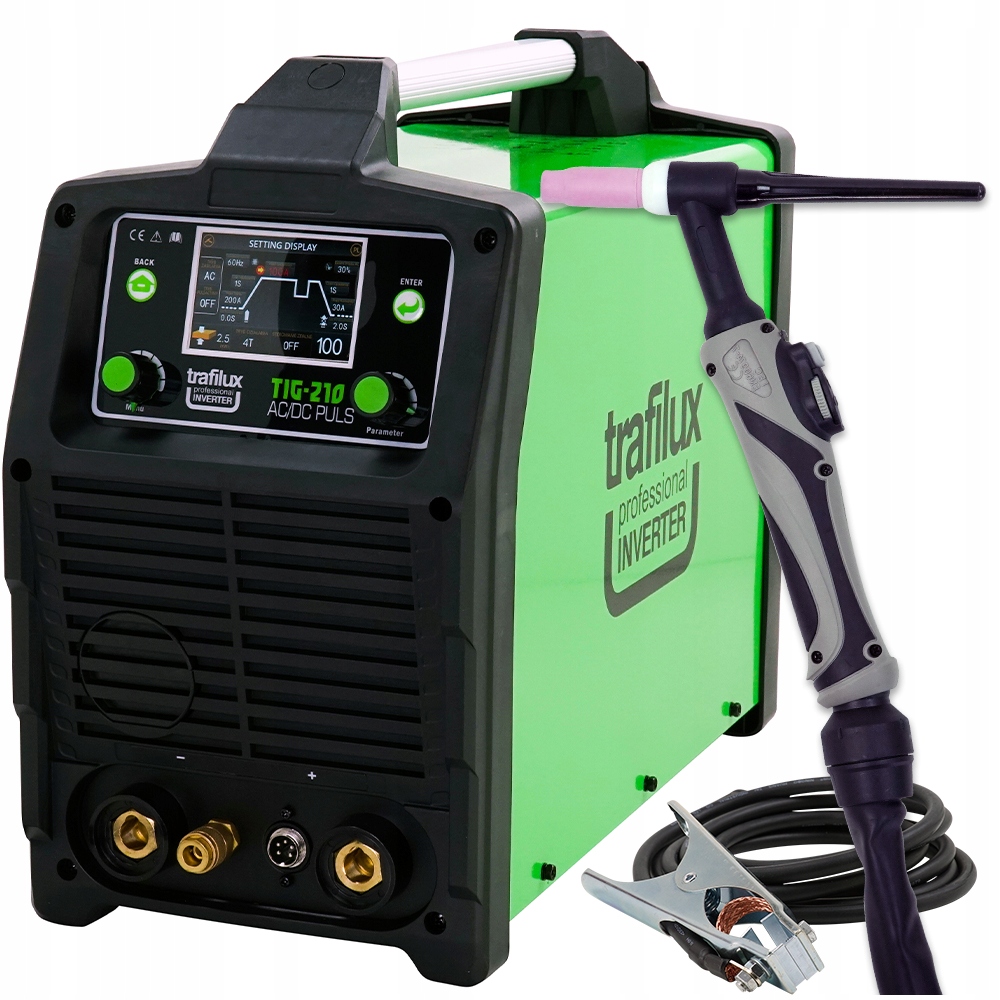 Spawarka Tig 210 Ac DC Puls Synergia Aluminium Hf
