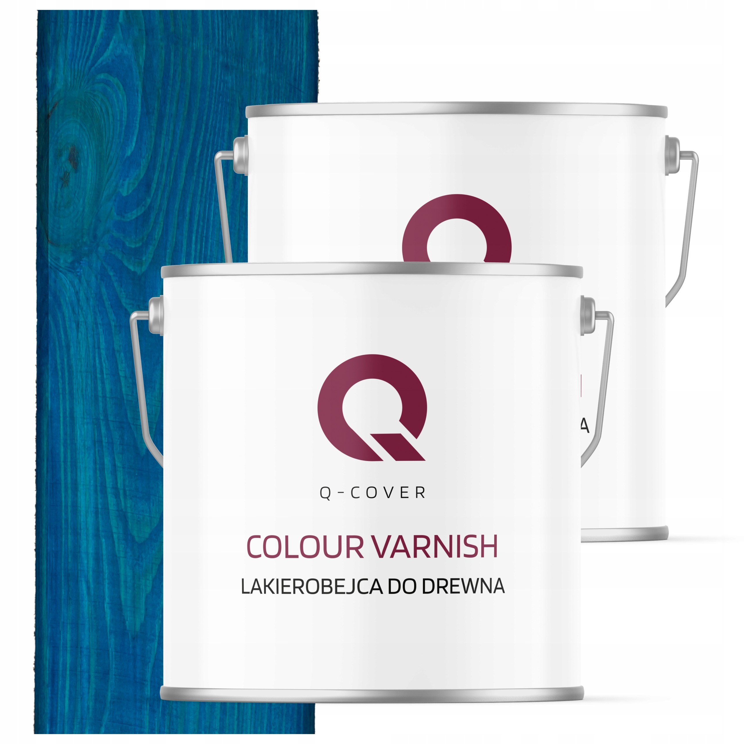 Lakerobejca na drevo záhradného nábytku Dekoratívna modrá saténová 5L Uv