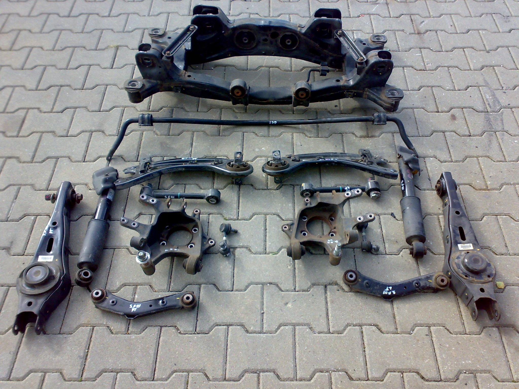 HYUNDAI SANTA ФЕ III 2012 2018 САНКИ ЗАДНЄ БАЛКА