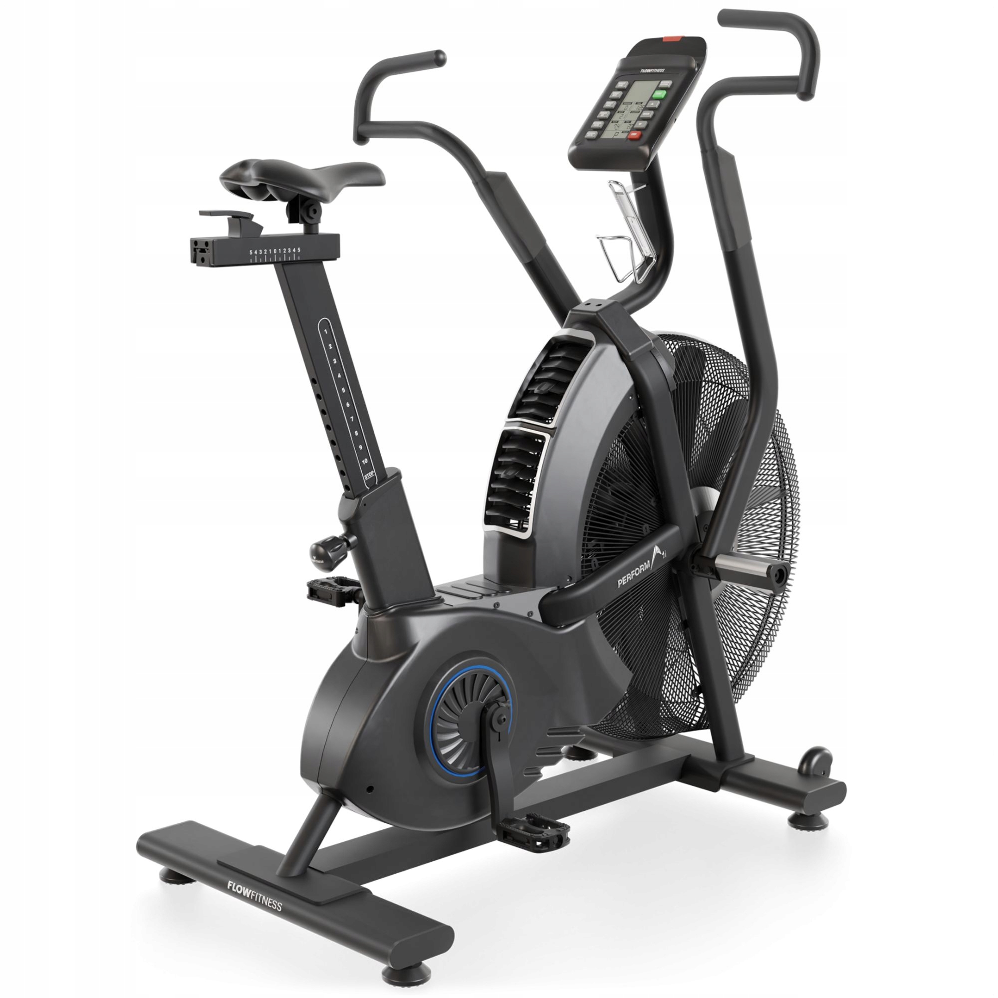 Rower powietrzny treningowy Perform A1i Flow Fitness Mata pod sprzęt