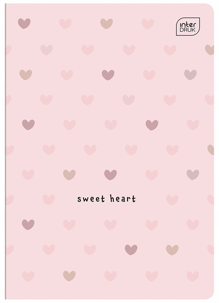 Zeszyt Interdruk A5 32 kartki KRATKA DZIEWCZYNKI mix okładek Kolor Wielokolorowy