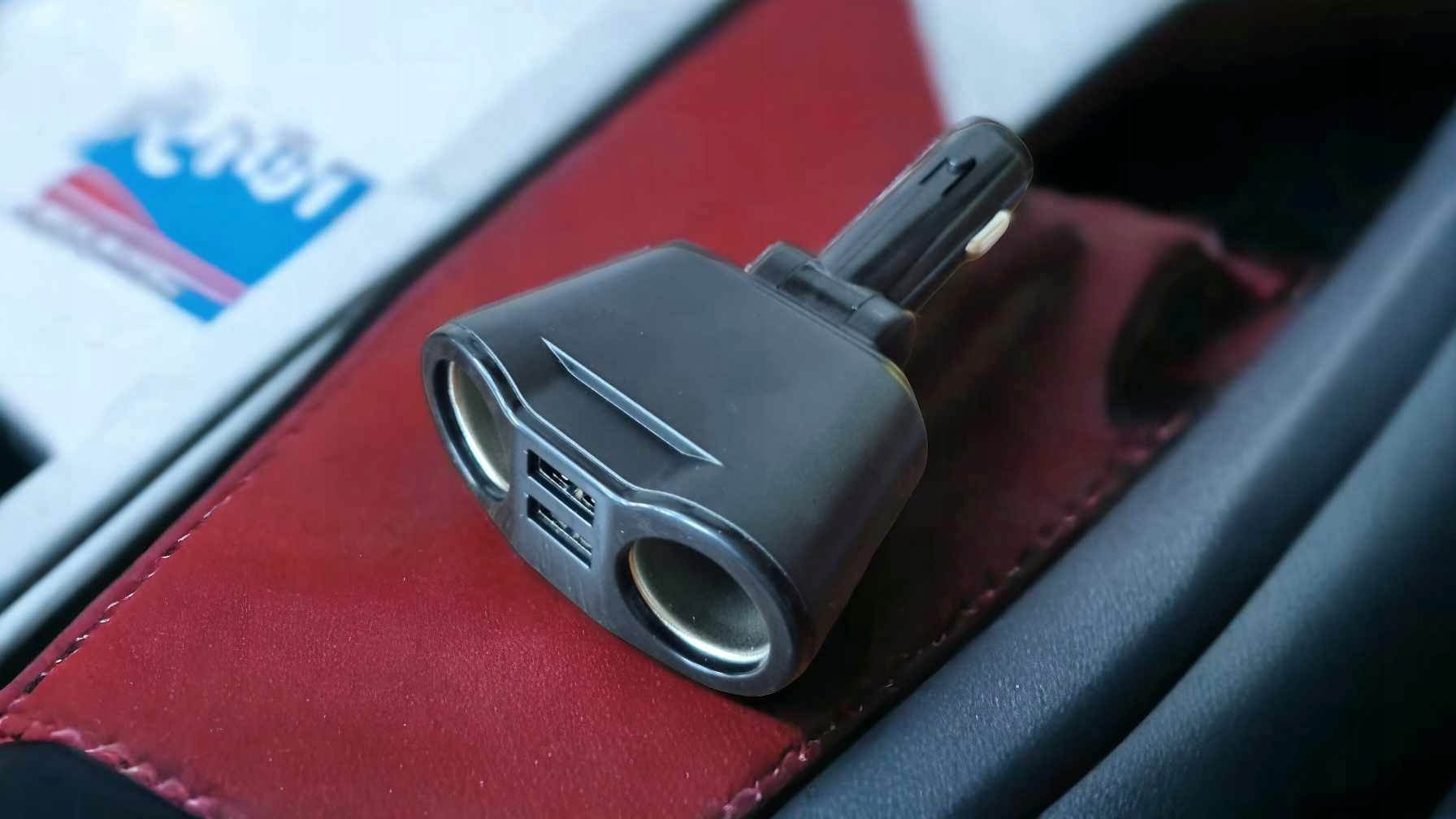 ROZDZIELACZ ZAPALNICZKI ŁADOWARKA 2 USB WOLTOMIERZ LED EAN (GTIN) 5903396044533