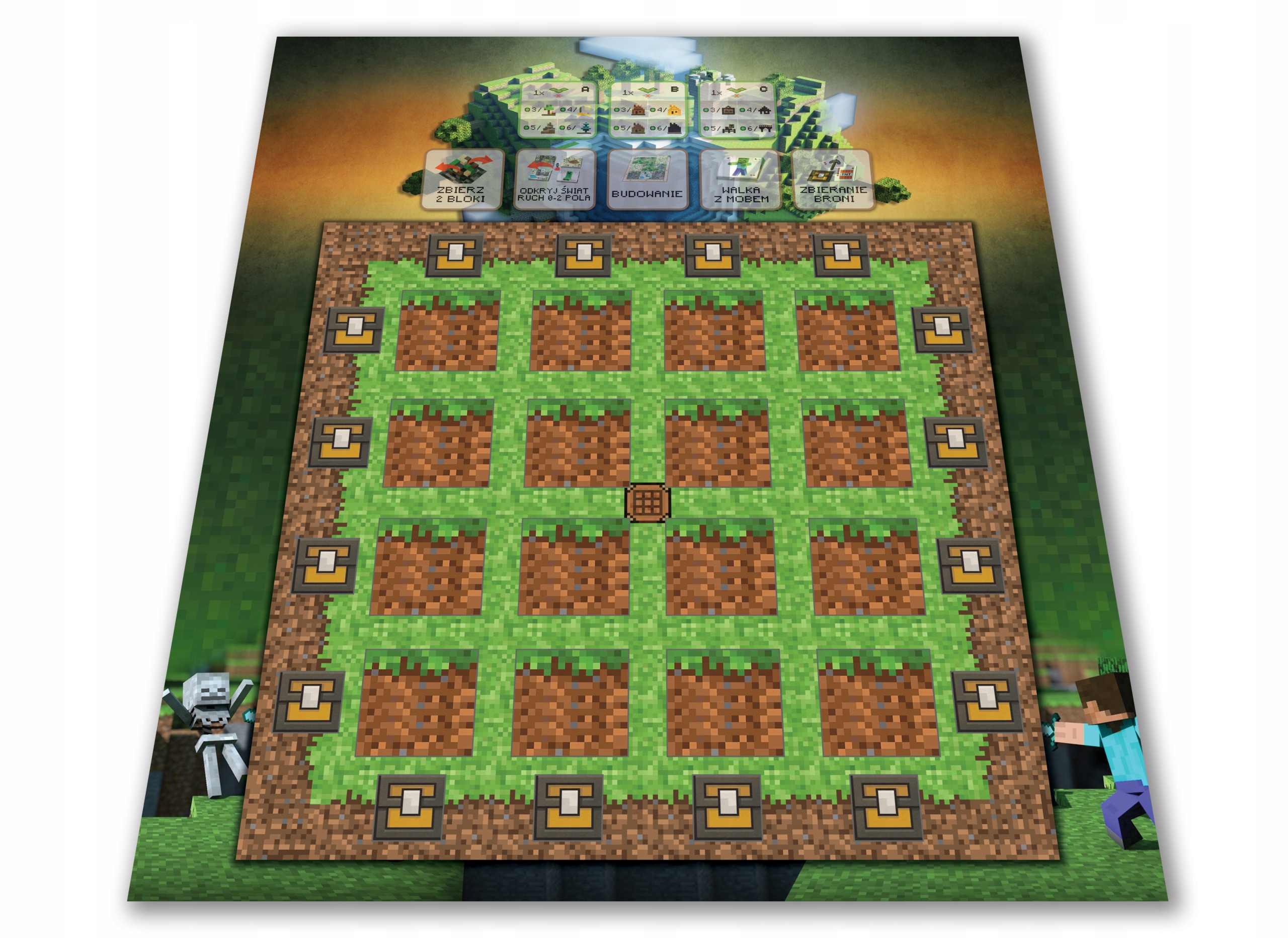 Minecraft: Builders & Biomes - Plansza Mata