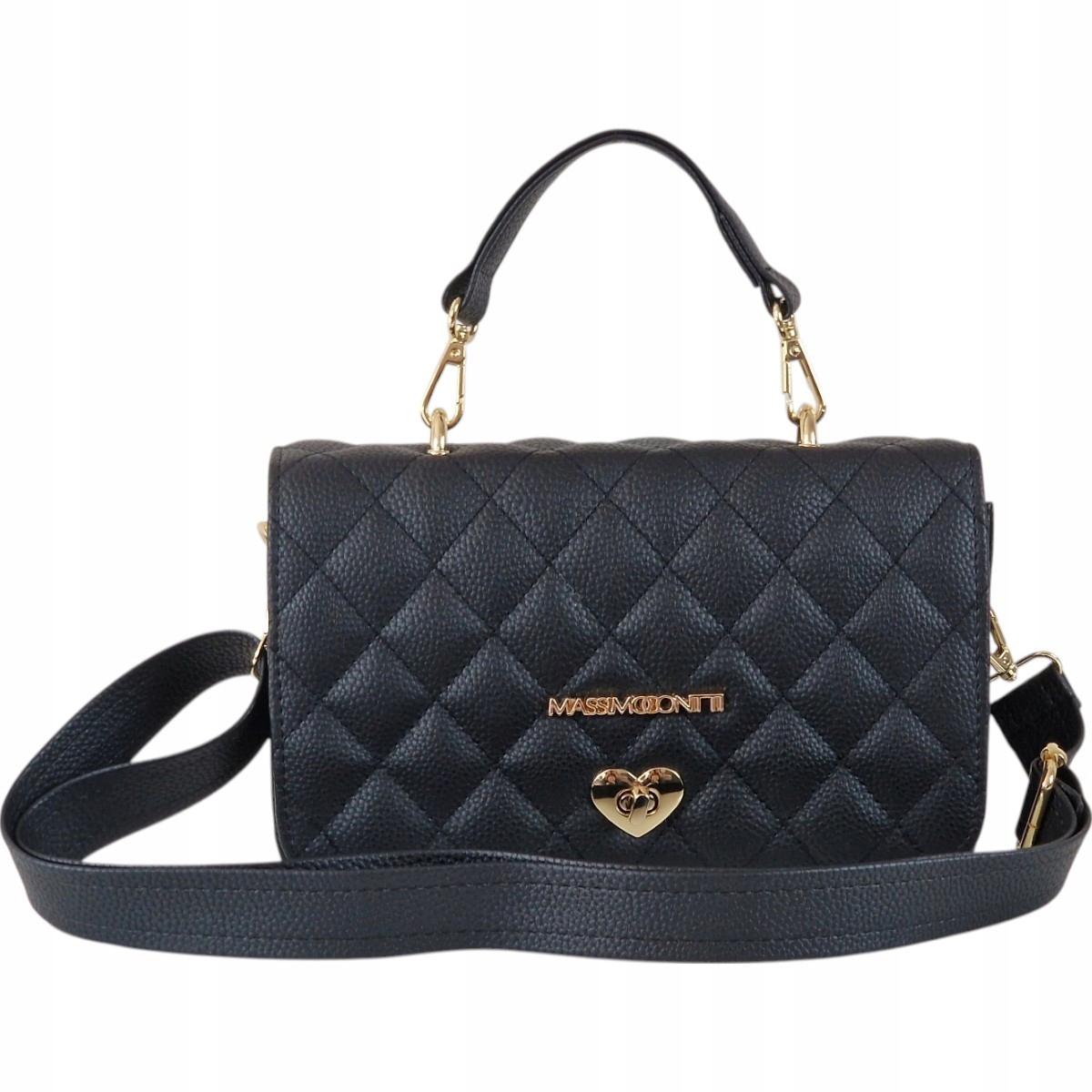 Massimo Contti kabelka přes rameno eko kůže černá