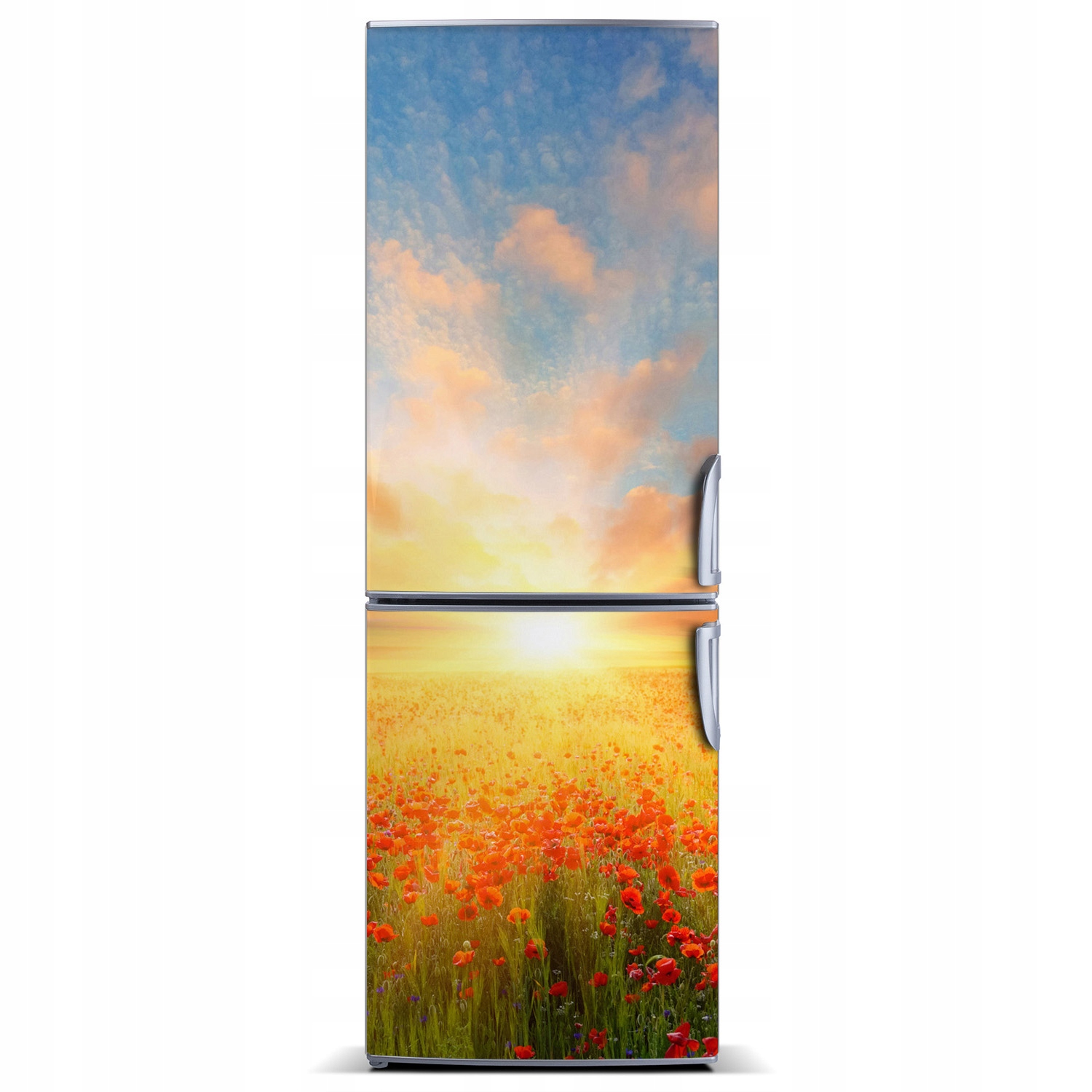 

Magnes na lodówkę Krajobrazy Pole maków 60x180