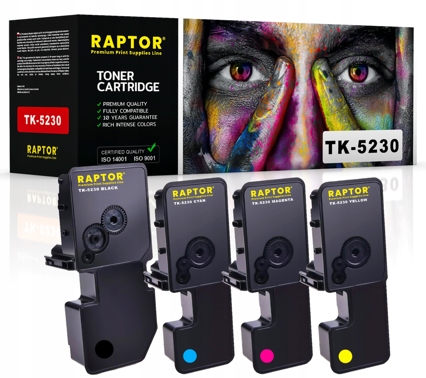 4x Toner Pro Kyocera Ecosys M5521cdn M5521cdw