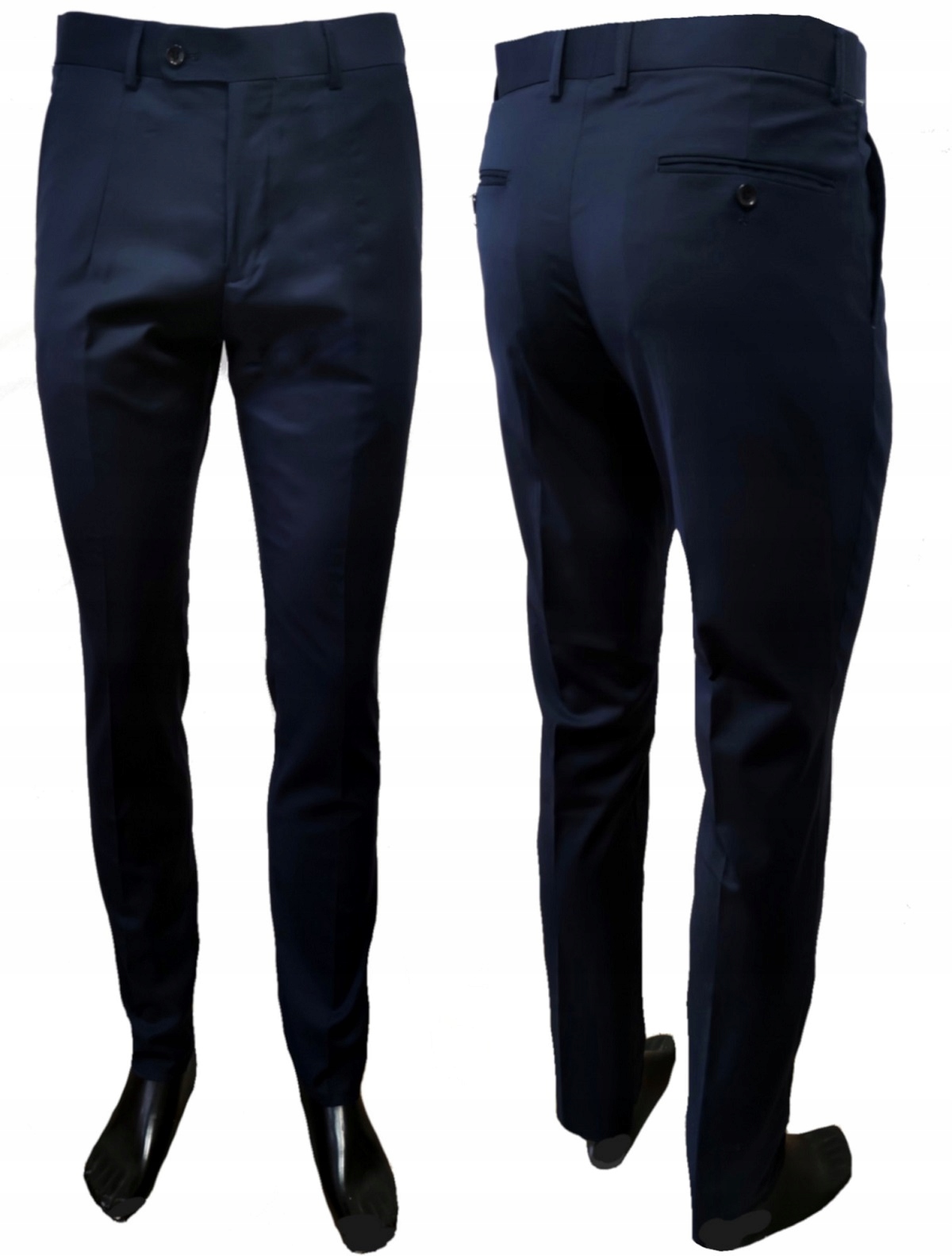 Návštěvní Kalhoty V Kantu Námořnická Modrá 46-66 /182