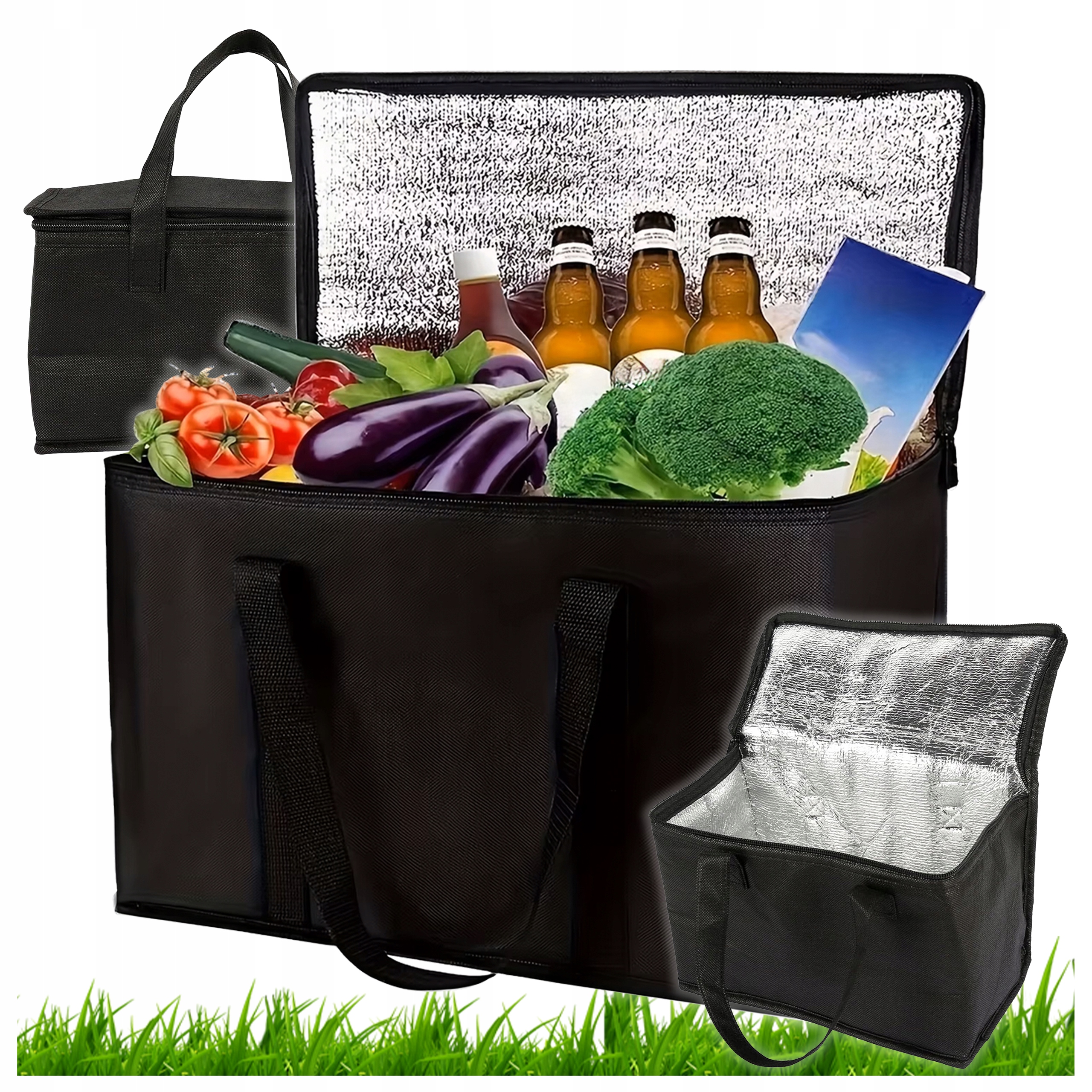 Torba Termiczna na Lunch Box Jedzenie Izolacyjna Śniadaniowa Piknikowa XL