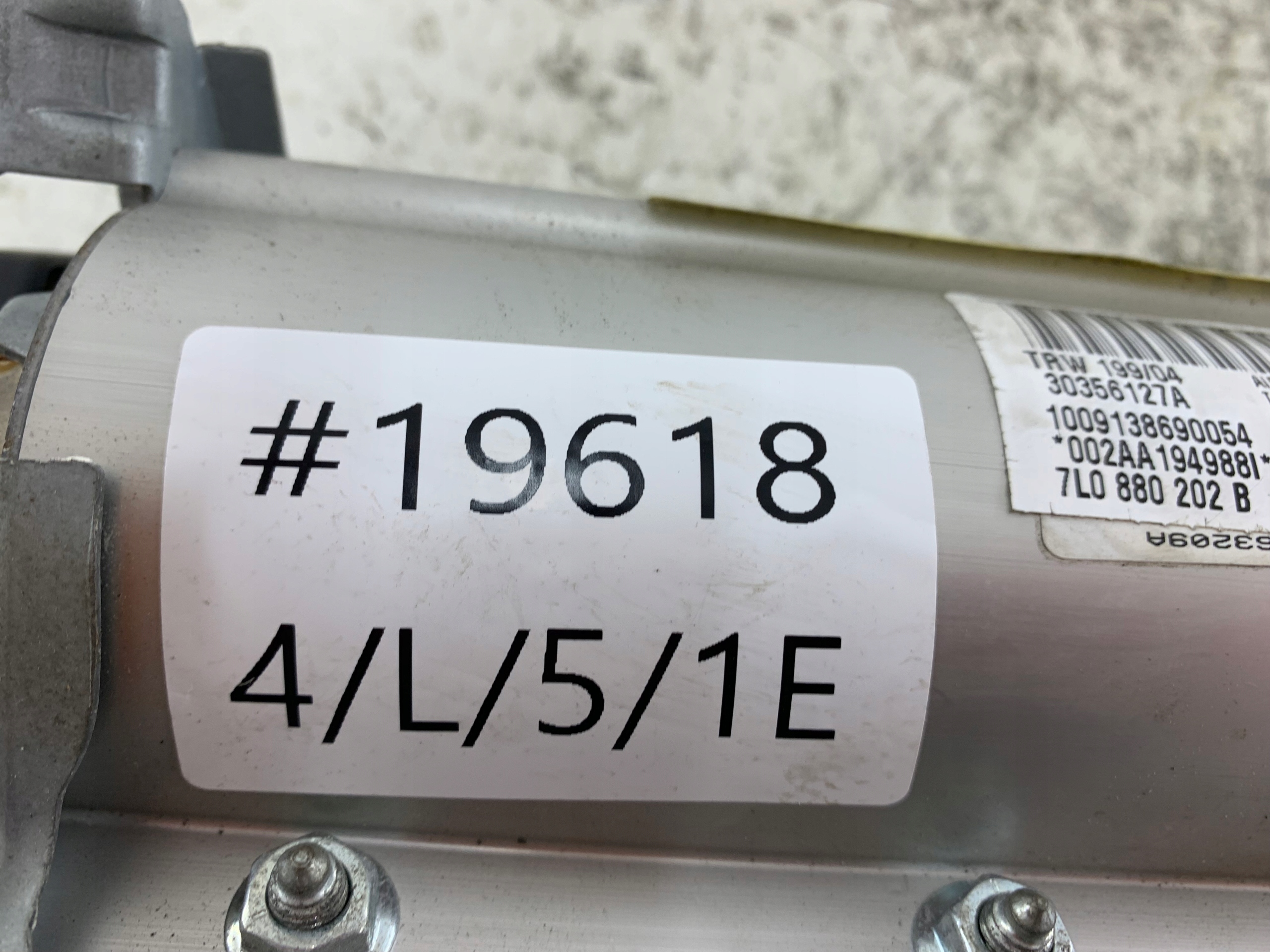 PORSCHE CAYENNE e airbag passeggeri 7L0880202B
