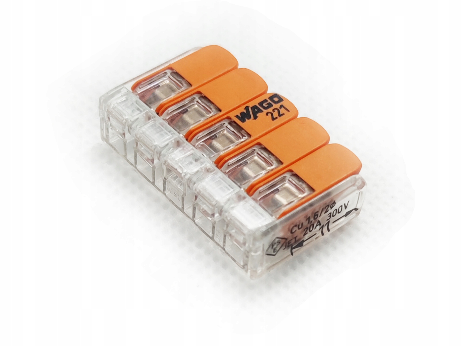 

Szybkozłączka Złączka Wago 221-415 (5x 0,2-4 mm²)