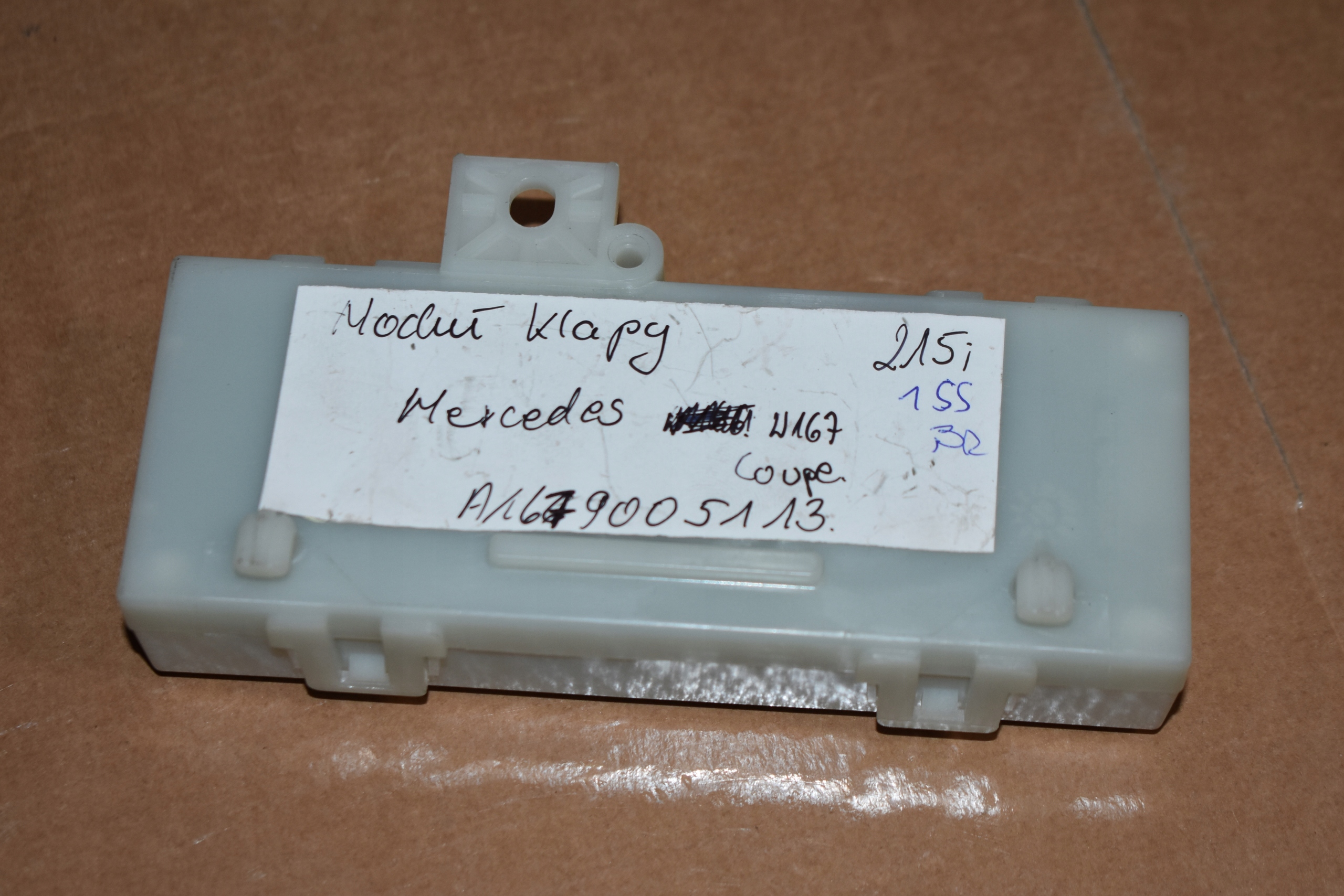 IDEALNY module bonnet boot MERCEDES W167 COUPE 1 9