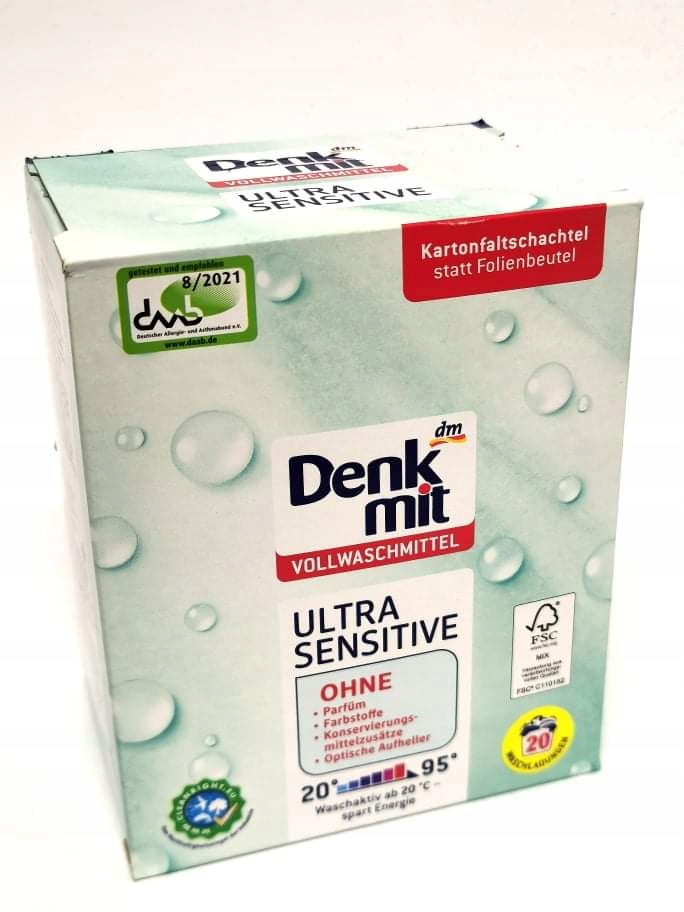 

Denkmit Ultra Sensitive proszek 1,35kg 20 De