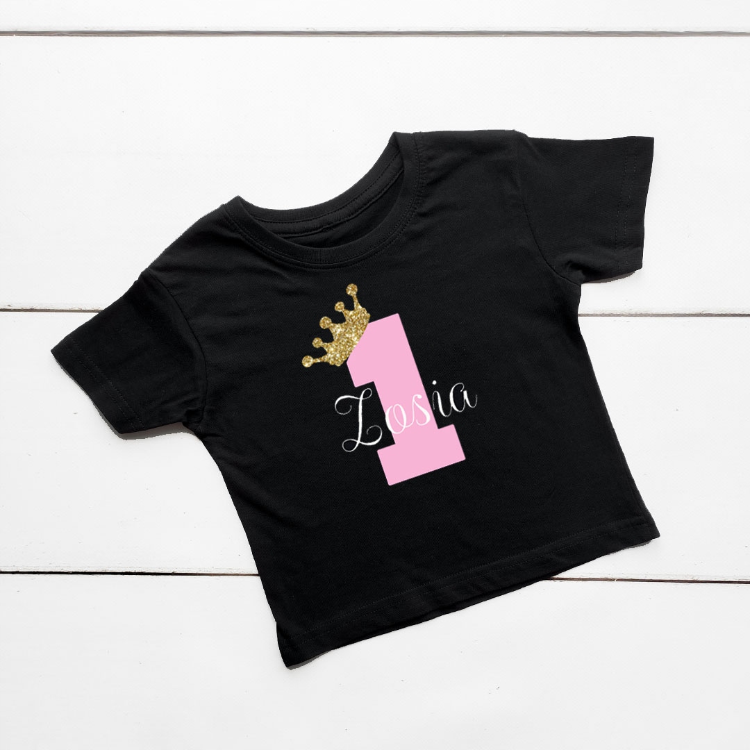 Bluzka z nadrukiem na URODZINY imię wiek KOSZULKA Marka Inna marka