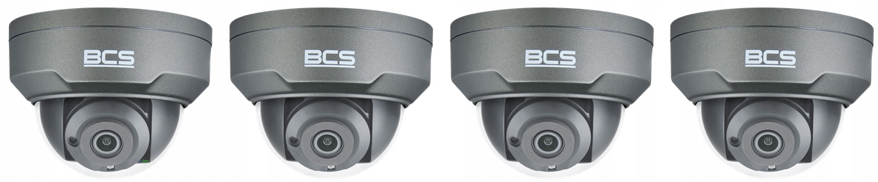 Zestaw Monitoringu BCS Point 4 kamer IP FullHD 2TB Technologia IP
