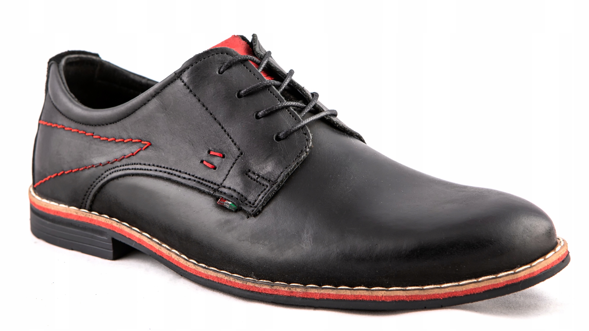 

Półbuty męskie Polskie eleganckie buty skórzane 44
