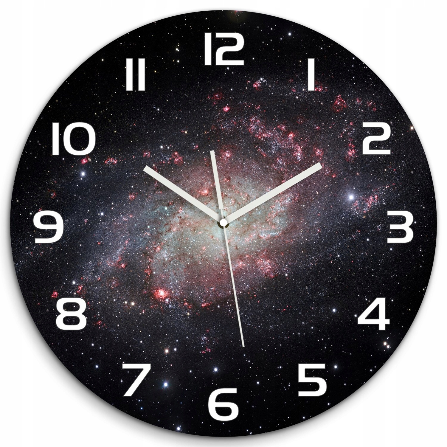 

Zegar ścienny ze szkła hartowanego Mgławica fi 60