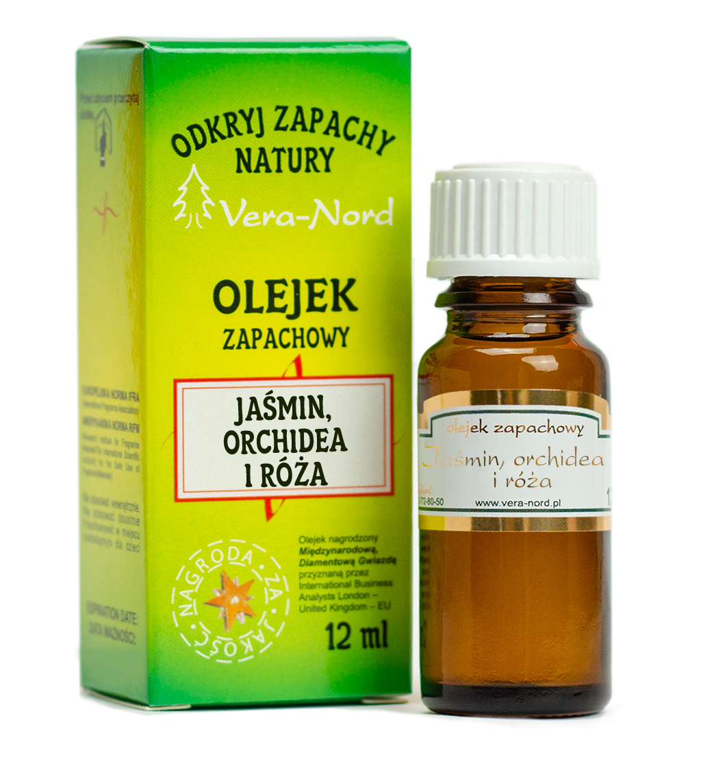 

Olejek zapachowy vera nord Jaśmin Orchidea I Róża