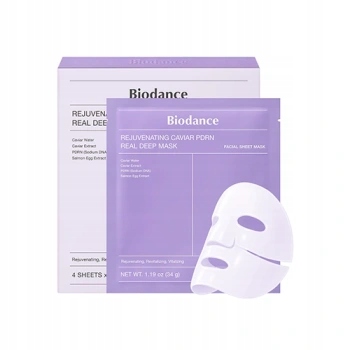 Biodance Rejuvenating Caviar Pdrn Mask Zestaw Masek z Kawiorem i Pdrn 4szr