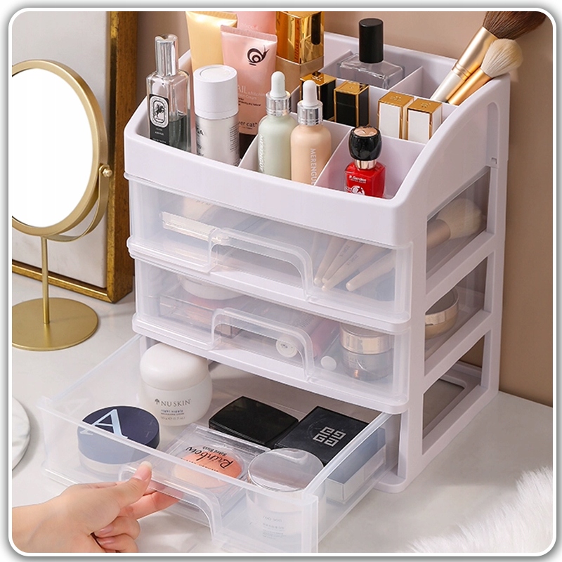 ORGANIZER NA KOSMETYKI SZKATUŁKA POJEMNIK SZUFLADY XXL Marka bez marki