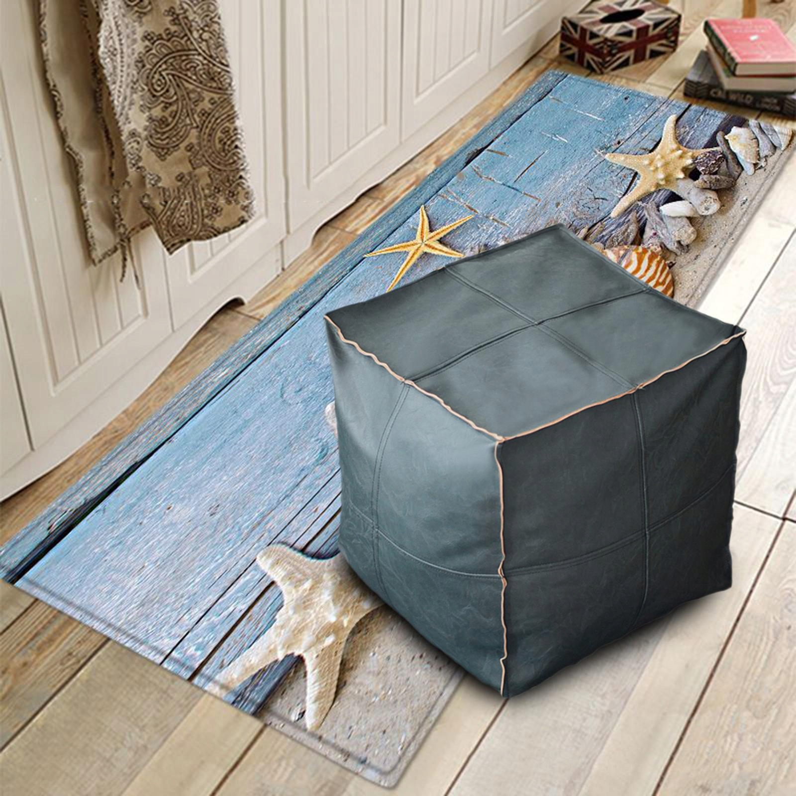 Boho marokański pokrowiec na pufę podnóżek do Marka bez marki