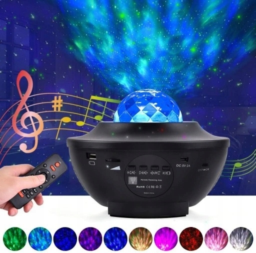 Projektor Gwiazd Star LED - Lampka Nocna Prezent Marka inna